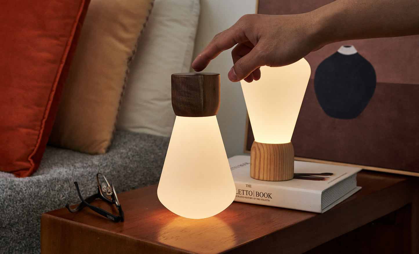 Gingko Design - Large Pentagon Desk bulb