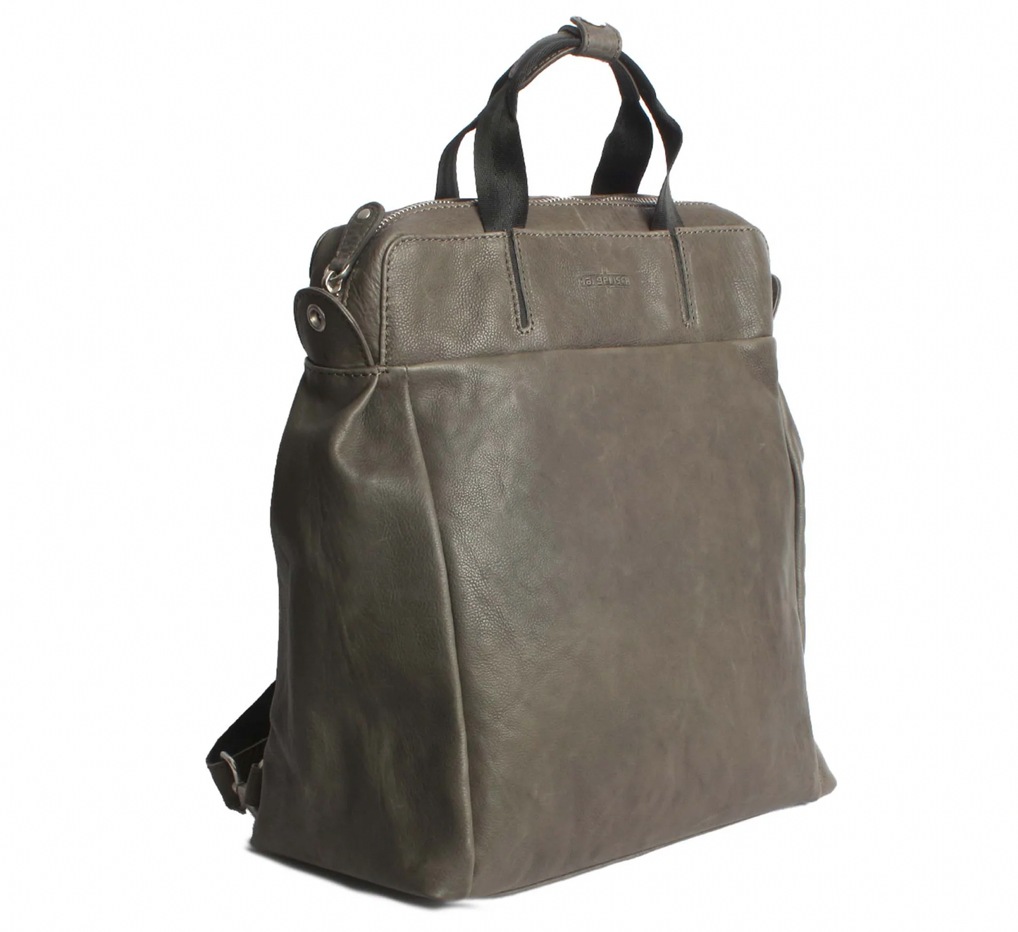 MARGELISCH Leder-Laptoprucksack Nuria 3 - grey