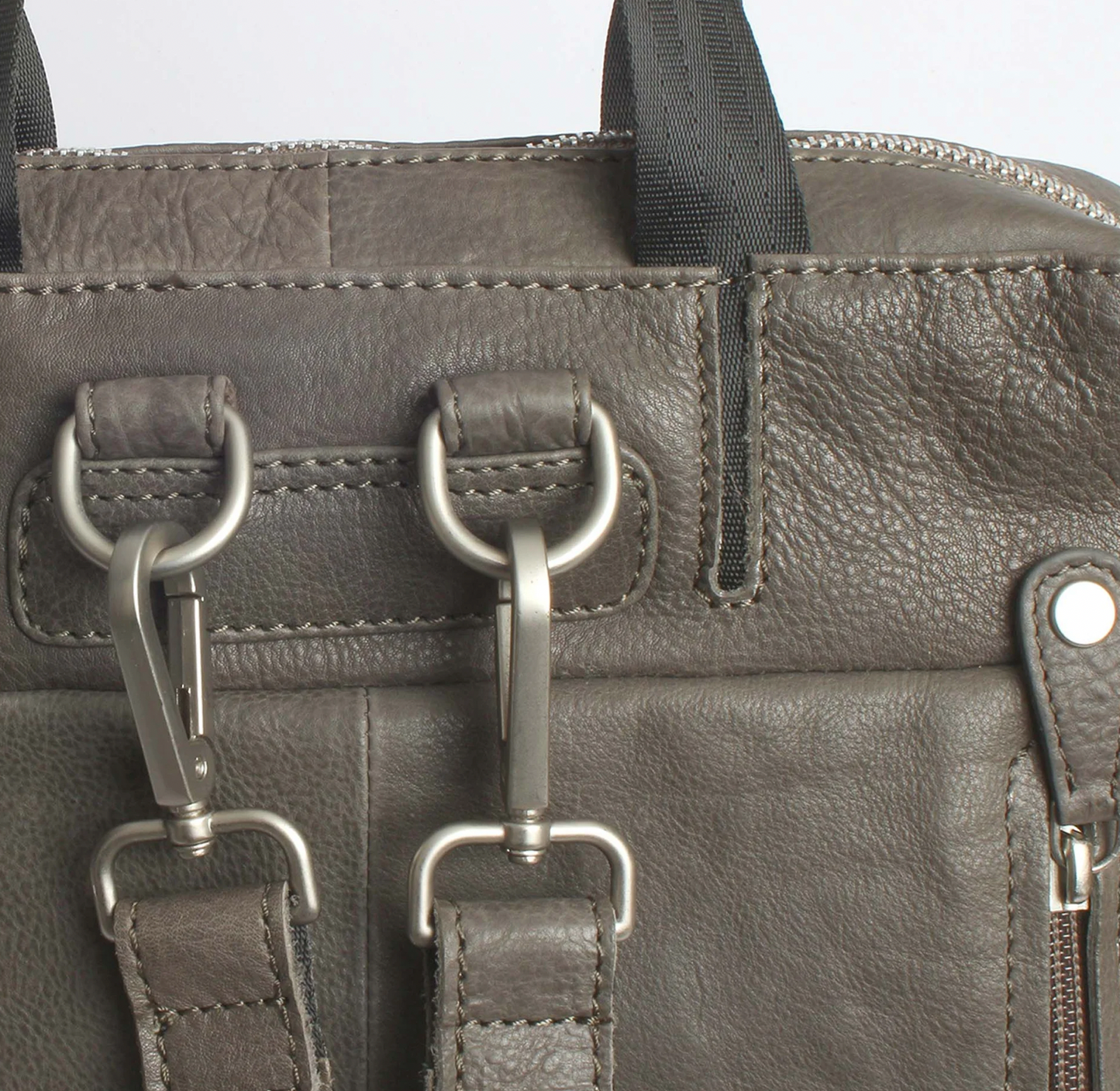 MARGELISCH Leder-Laptoprucksack Nuria 3 - grey