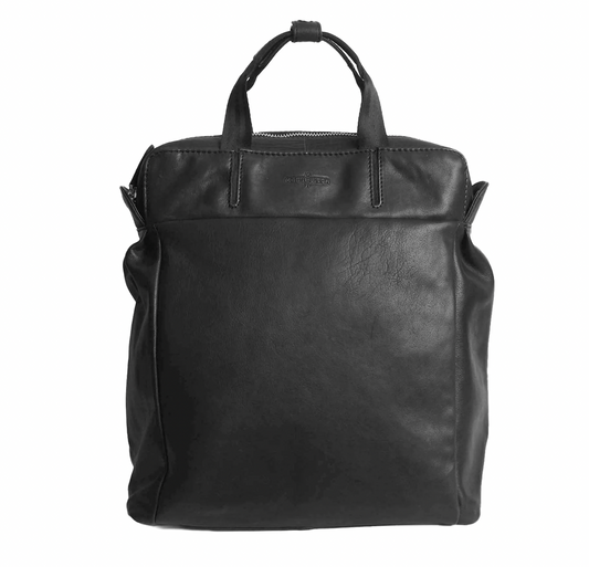MARGELISCH Leder-Laptoprucksack Nuria 3 - black