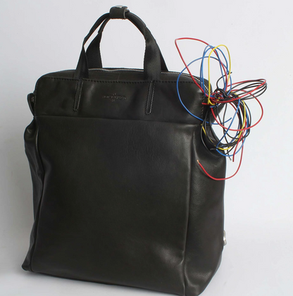 MARGELISCH Leder-Laptoprucksack Nuria 3 - black