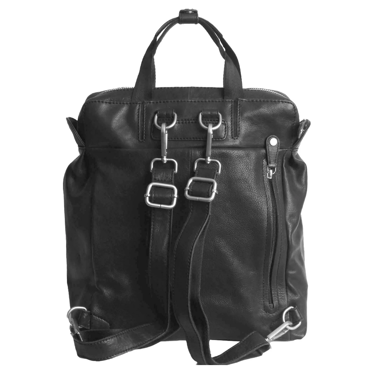 MARGELISCH Leder-Laptoprucksack Nuria 3 - black