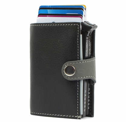 noonyu double RFID-Börse / Leder - black