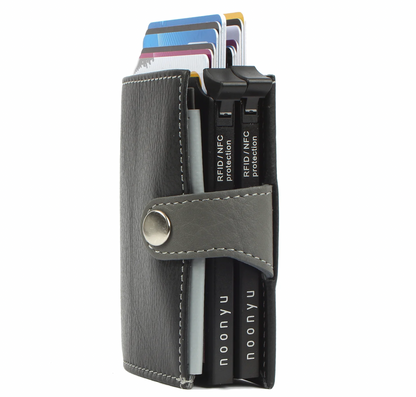 noonyu double RFID-Börse / Leder - black